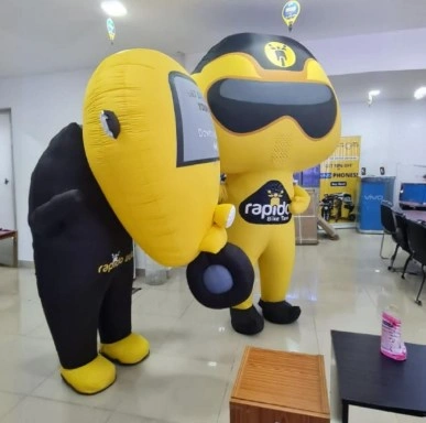 Inflated Mascot